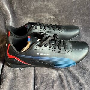 Puma Motorsport Black Sneakers with Red and Blue Accents
